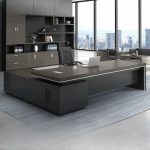 Zoe 180cm L-shaped executive desk