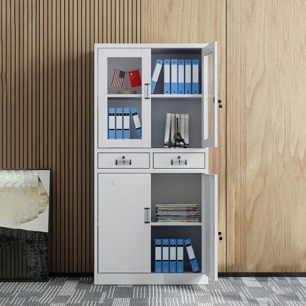 2-Door metallic storage cabinet