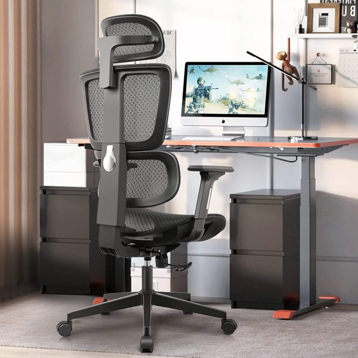 High-back ergonomic office seat - Image 3