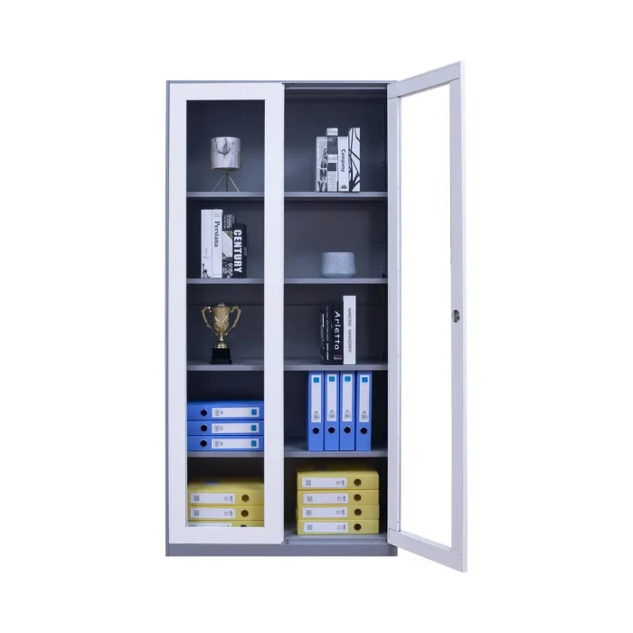 Full-glass metallic office cabinet - Image 3