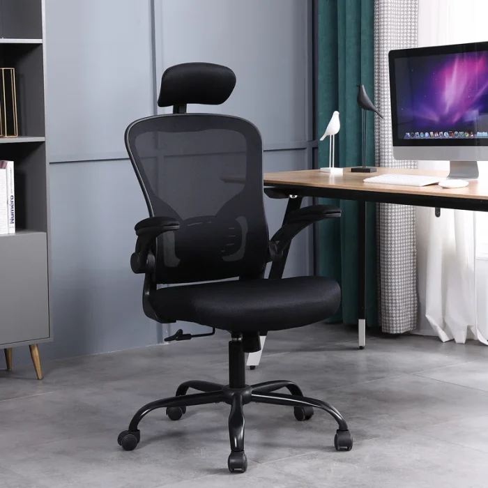 IzelleErgonomicDeskChairHomeOfficeChairMeshTaskChairWithFlip-upArmrest-1.webp