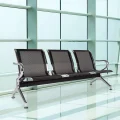 Airport 3-link metallic office bench