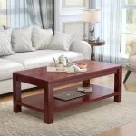 Executive mahogany coffee table