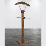 Mahogany coat hanger