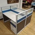 Two-way modular office workstation