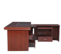 140cm L-shaped executive office desk - Image 3