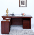 140cm L-shaped executive office desk - Image 4
