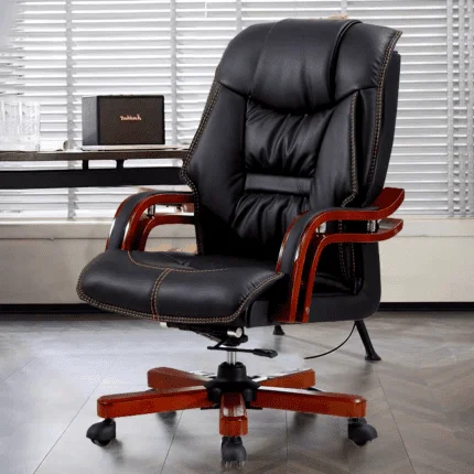 Office Reclining Leather Seat
