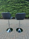 Adjustable Swivel Leather Bar Chair
