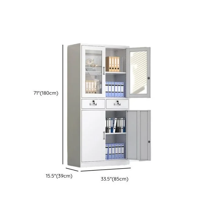2-Door Filing Storage Cabinet