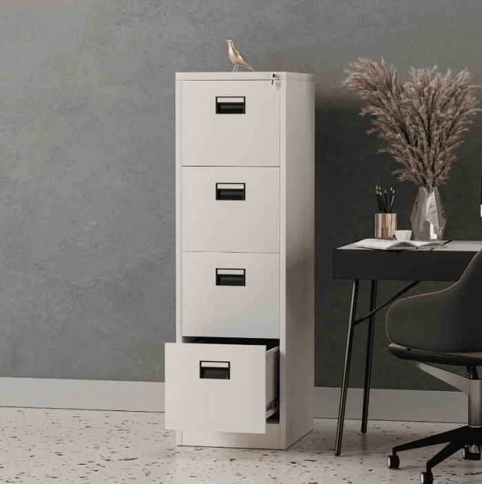 4-Drawer Metal Office Cabinet