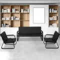 Five-Seat Leather Executive Sofa