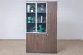 Wooden 3-Door Office Filing Unit