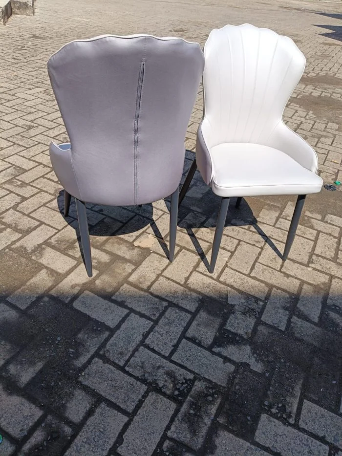 Elegant Upholstered Faux Dining Chairs