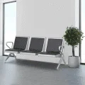 3- seat Heavy-Duty Padded Waiting Bench