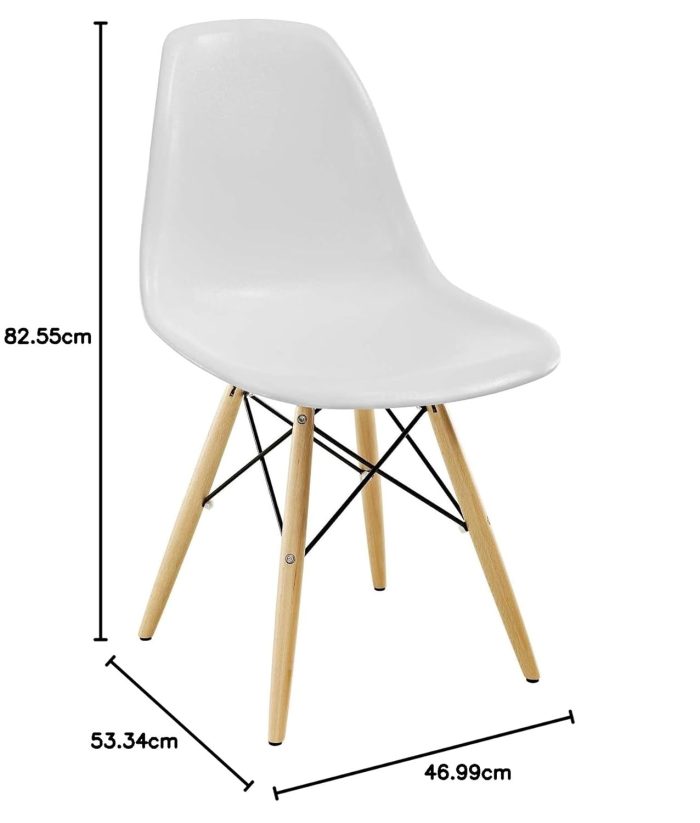 4-Seater Eames Dining Set