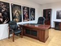 1.6m Mahogany Executive Office Desk – Spacious & Elegant Workspace Solution