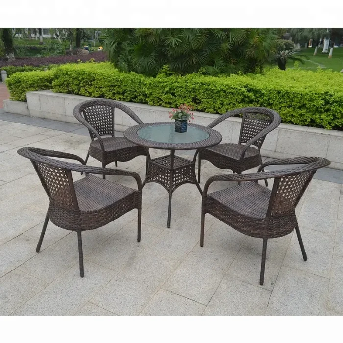Outdoor Rattan Patio Furniture Set