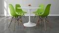 4-Seater Eames Dining Set - White