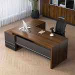 1.6M Executive Office Desk with Spacious Design and Storage