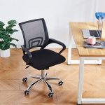 Ergonomic Secretarial Mesh Office Chair with Lumbar Support
