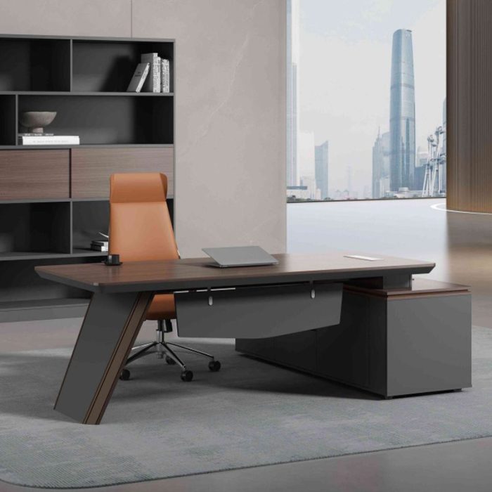 Upgrade your workspace with a stylish, functional office desk designed for productivity and comfort. Our collection includes executive office desks, ergonomic desks, study desks, computer desks, L-shaped desks, U-shaped desks, and compact writing desks for home and professional environments. Whether you're looking for a 1.2-meter, 1.5-meter, 1.8-meter, or 2.4-meter desk, we offer modern and classic designs to suit your space. Choose from premium materials like MDF, solid wood, particle board, tempered glass, and steel frames in finishes such as oak, walnut, beech, white, black, grey, or maple. Perfect for open-plan offices, private executive suites, remote workstations, and coworking hubs, our desks are crafted for lasting performance and sleek visual appeal. Find office desks with built-in storage, drawer pedestals, return tables, keyboard trays, lockable cabinets, wire management systems, and mobile CPU holders. From minimalist Scandinavian styles to bold corporate designs, we have options for every workspace. Our adjustable height desks, sit-stand desks, and modular workstations promote ergonomic posture and dynamic working habits. Whether you need a simple study table or a high-end executive desk with a return and file storage, we offer desks that blend functionality and aesthetics. Choose corner desks to maximize small spaces, or go for long conference desks for team collaboration.