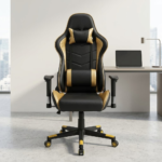 high back leather gaming chair, ergonomic PU leather gaming chair, reclining gaming chair with footrest, high back executive gaming chair, swivel leather desk chair, gaming chair with lumbar support, heavy duty leather gamer chair, adjustable armrests gaming chair, computer desk gaming chair, headrest pillow gaming chair, racing style leather chair, gamer throne leather chair, high back computer chair, comfortable streamer seat, high density foam gaming seat, luxury leather gamer chair, gaming office swivel chair, ergonomic leather desk seat, PC gaming chair leather, professional gaming seat