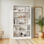 5 tier modern wooden bookshelf, 5 shelf wooden bookcase, modern wooden book rack, 5 tier display storage shelf, tall wooden bookshelf for home, modern office book organizer, open shelf wooden bookcase, 5 shelf wooden storage unit, contemporary wooden display rack, wooden bookshelf with 5 shelves, freestanding wooden book rack, heavy duty wooden bookshelf, 5 tier timber bookshelf, minimalist wooden bookcase, wooden book display cabinet, 5 level office book rack, decorative wooden shelving unit, solid wood 5 tier bookshelf, vertical wooden storage shelf, modern living room bookshelf