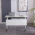 foldable conference table, mobile flip top training table, foldable boardroom table, movable folding conference table, flip top office meeting table, portable conference table with wheels, folding seminar table, collapsible boardroom table, modular foldable conference table, office training room table foldable, heavy duty flip top table, lockable wheel foldable meeting table, space saving conference table, folding office desk for meetings, mobile seminar boardroom table, modern foldable training table, multi purpose folding office table, wooden flip top conference table, steel frame foldable meeting table, nesting conference table