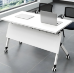 foldable conference table, mobile flip top training table, foldable boardroom table, movable folding conference table, flip top office meeting table, portable conference table with wheels, folding seminar table, collapsible boardroom table, modular foldable conference table, office training room table foldable, heavy duty flip top table, lockable wheel foldable meeting table, space saving conference table, folding office desk for meetings, mobile seminar boardroom table, modern foldable training table, multi purpose folding office table, wooden flip top conference table, steel frame foldable meeting table, nesting conference table