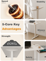 Height Adjustable Electric Desk - Image 7
